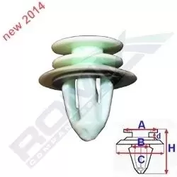 Image of ROMIX Clip SKODA C60639 6Y0867260