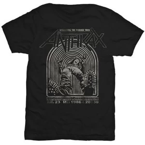 Image of Anthrax - Spreading the disease Unisex Small T-Shirt - Black