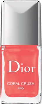 Image of Dior Vernis Couture Colour - Gel Shine Nail Lacquer 10ml 445 - Coral Crush
