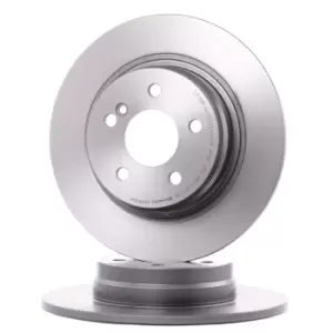 Image of PAIR PAINTED BREMBO BRAKE DISCS 08.A612.41