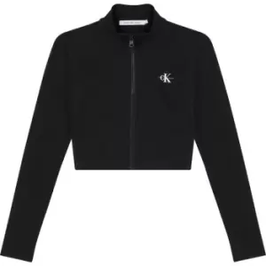 Image of Calvin Klein Jeans Short Milano Zip-Through - Black