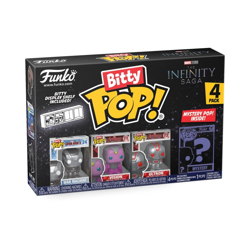 Image of FUNKO Bitty POP: Marvel- Iron Man 4PK Multi Format An unisex One Size