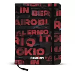 Image of Money Heist Notebook A5 Cities