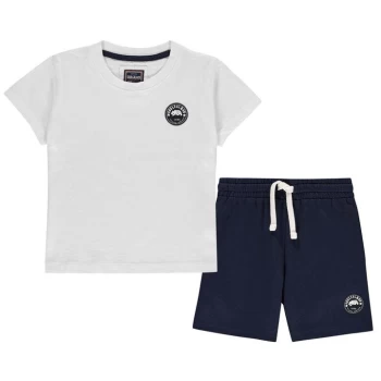 Image of SoulCal Signature Pyjama Short Set Junior Boys - Blue/White
