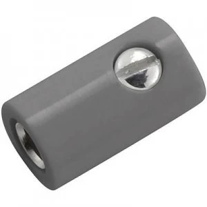 Image of Mini jack socket Socket straight Pin diameter 2.6mm Grey