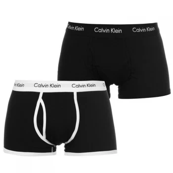 Image of Calvin Klein 365 2 Pack Trunks Mens - Black