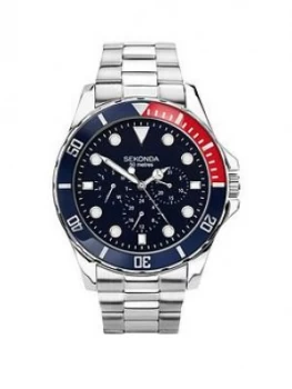 Image of Sekonda Sekonda Blue Dial Silver Bracelet Watch