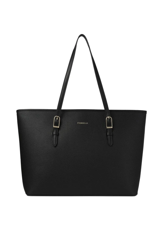 Image of FIORELLI Womens Etta Buckle Tote Bag in True Black True Black Female
