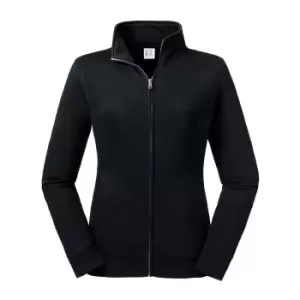 Image of Russell Womens/Ladies Authentic Sweat Jacket (M) (Black)