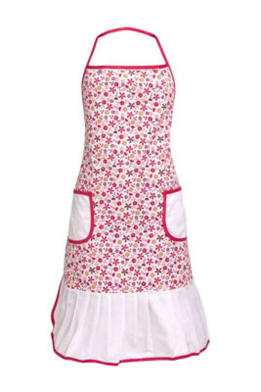 Image of Premier Housewares Red Daisy Apron Red