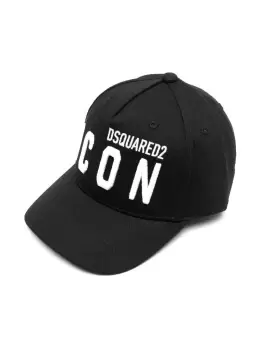 Image of DSQUARED2 KIDS Icon Logo Cap Black/White