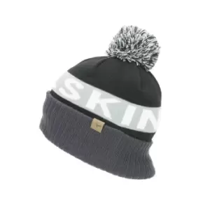 Image of Sealskinz Cold Weather Water Repellent Bobble Hat - Grey