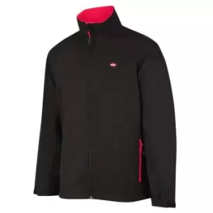 Image of Lee Cooper Cooper Bonded Softshell Jacket Mens - Black