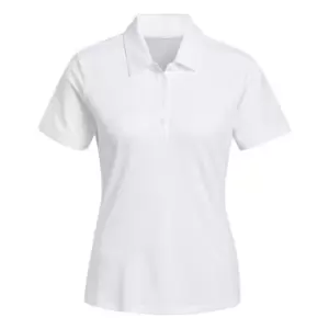 Image of adidas Short Sleeve Performance Polo Shirt Womens - White