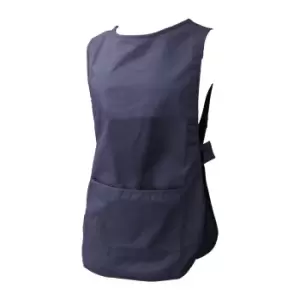 Image of Dennys Womens/Ladies Workwear Tabard (XL) (Navy Blue)