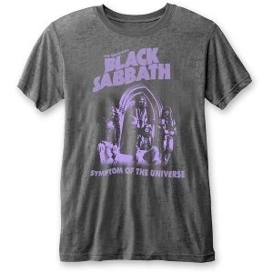 Image of Black Sabbath - Symptom of the Universe Unisex Medium T-Shirt - Grey