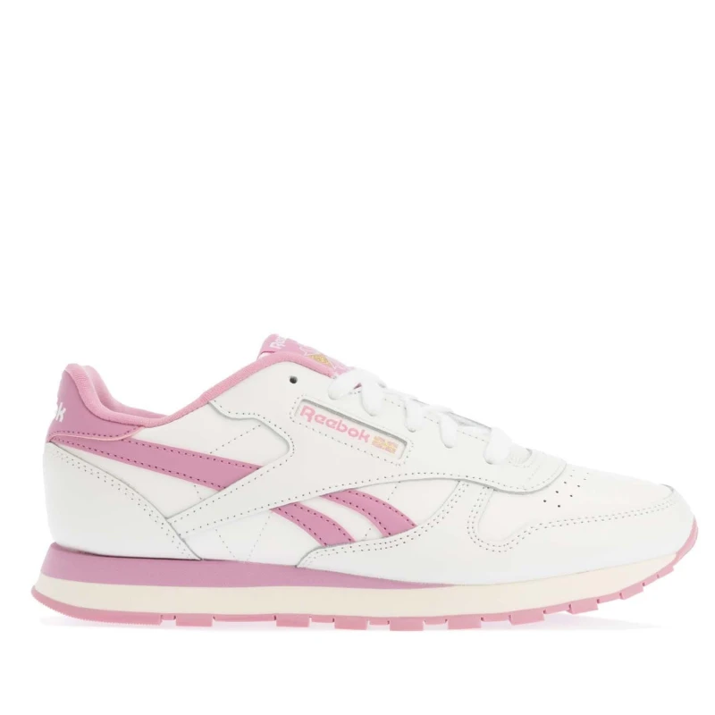 Image of Reebok Classic Leather Shoes Low Trainers UK 5.5 White 01709701255