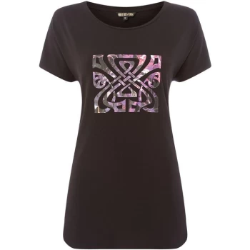 Image of Biba Magenta dark jungle jersey tee - Purple