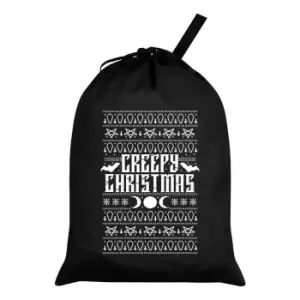 Image of Grindstore Creepy Christmas Santa Sack (One Size) (Black)