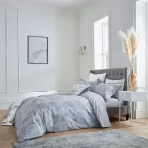 Image of Bedeck of Belfast Asami 200TC Cotton Percale Duvet Cover - Blue