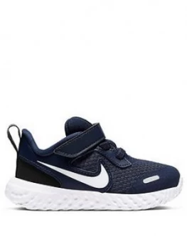 Image of Nike Revolution 5 Infant Trainer - Navy White