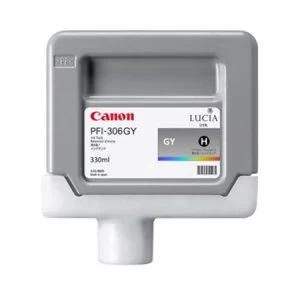 Image of Canon PFI306GY Grey Ink Cartridge