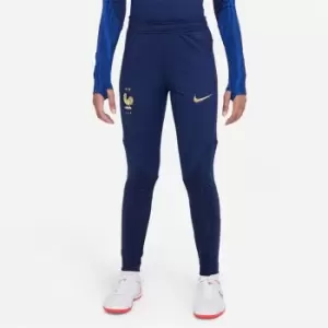 Image of Nike Strike Big Kids Nike Dri-FIT Knit Soccer Pants - Blue