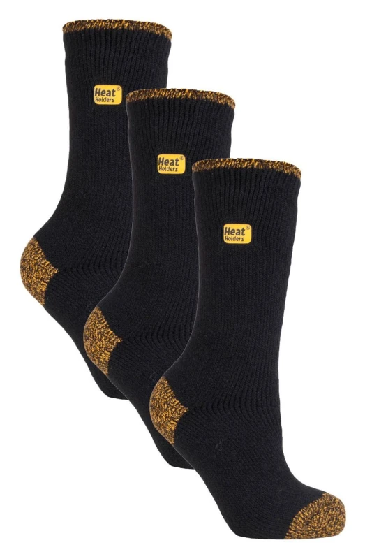 Image of Heat Holders Heat Holders Mens 3 Pair Value Pack Work Socks - 4-8 UK