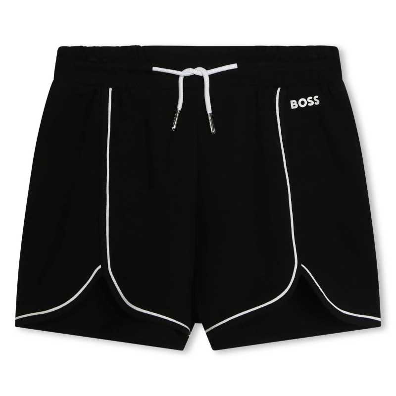 Image of Boss Logo Shorts Juniors - Black 8 - 9 Years
