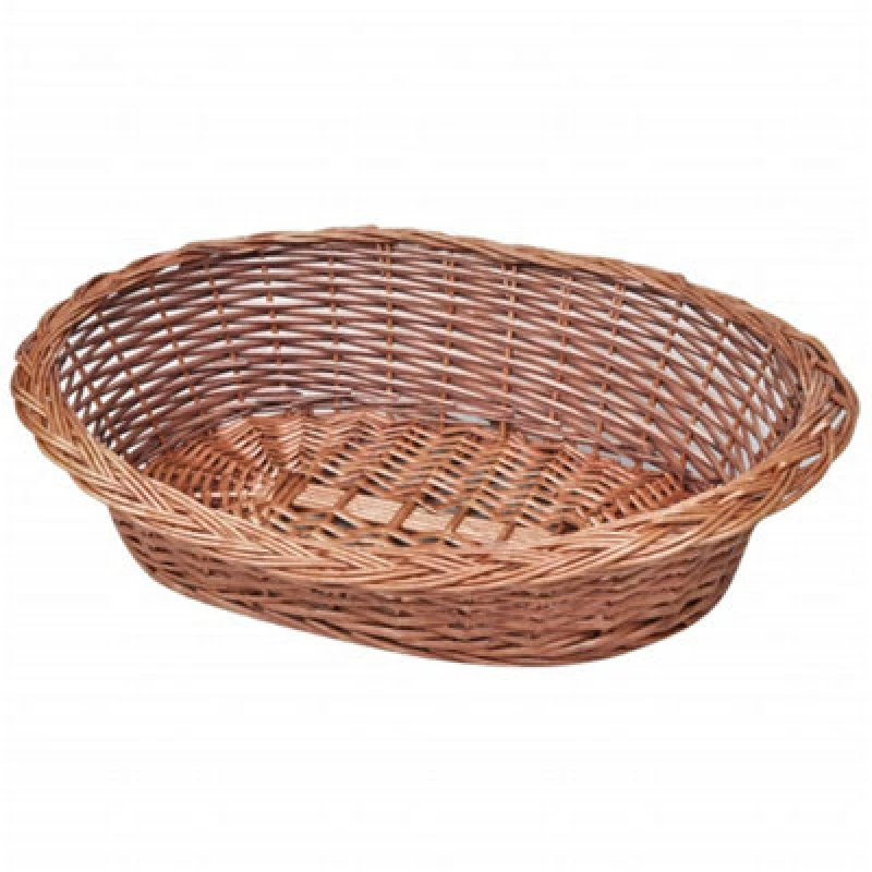 Image of Vidaxl Willow Dog Basket/pet Bed Natural 70 Cm