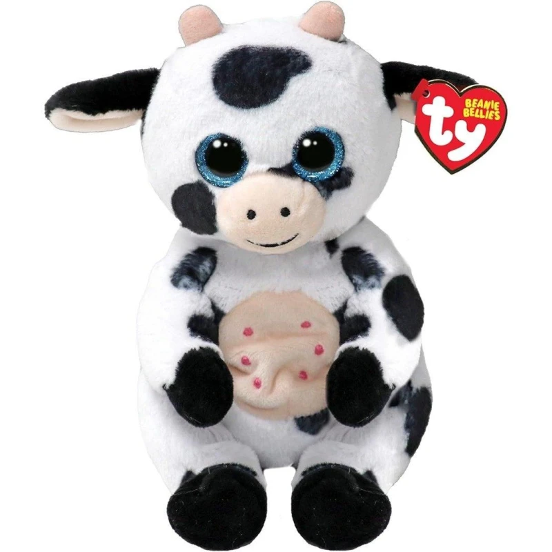 Image of Ty Beanie Bellies Herdly the Cow Multi