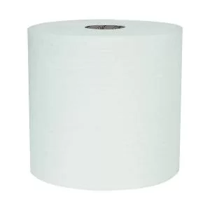Image of Raphael 1 Ply Roll Towel 200mm x 200m White Pack of 6 RT1W200RDS