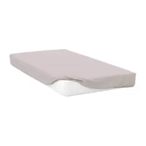 Image of Belledorm 200 Thread Count Egyptian Cotton Deep Fitted Sheet (Double) (Oyster)