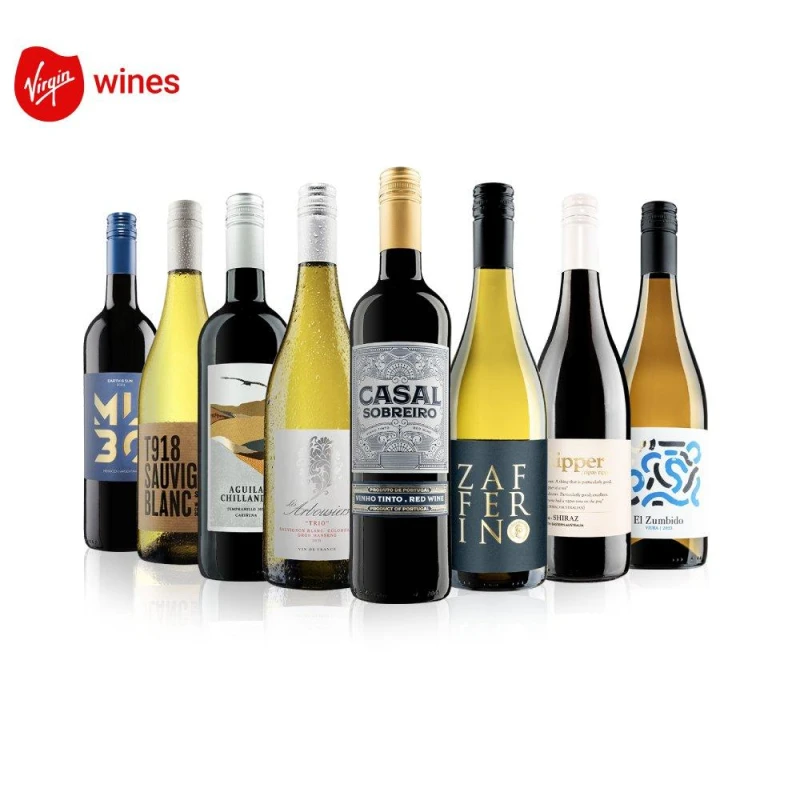 Image of Virgin Wines 8 Bottle Mixed Wine Case Multi unisex 8