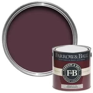 Image of Farrow & Ball Modern Brinjal No. 222 Matt Emulsion Paint, 2.5L