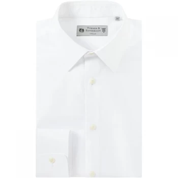 Image of Turner and Sanderson Darcy Tonal Jacquard Shirt - White