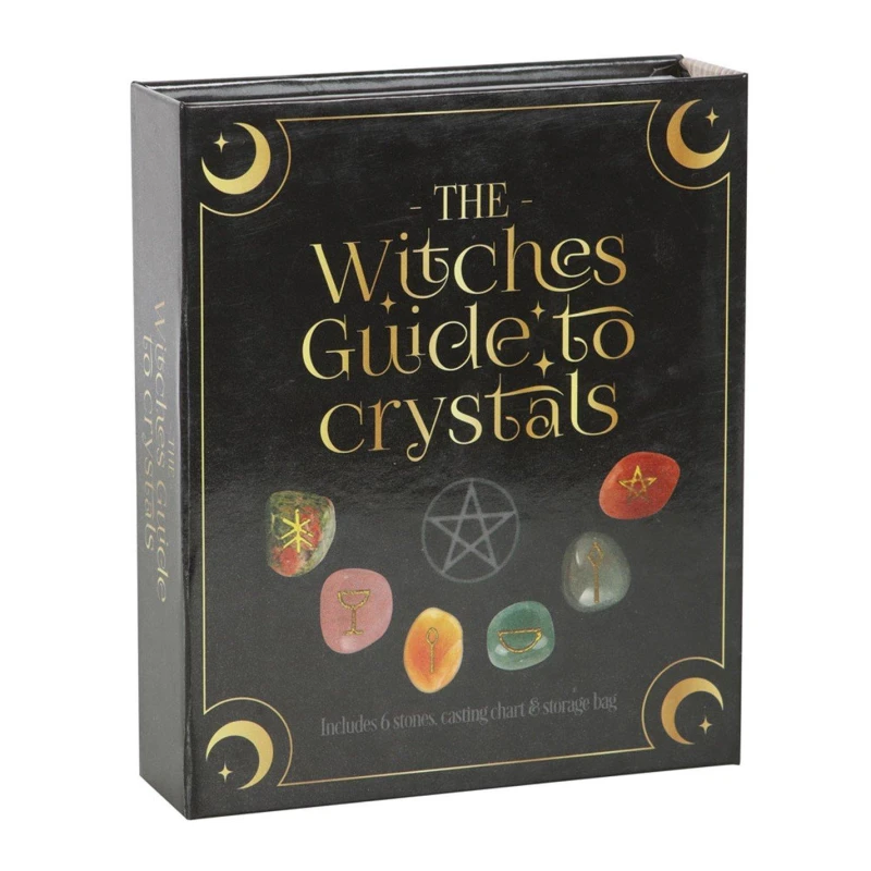 Image of KDMD The Witches Guide to Crystals Gift Set Black
