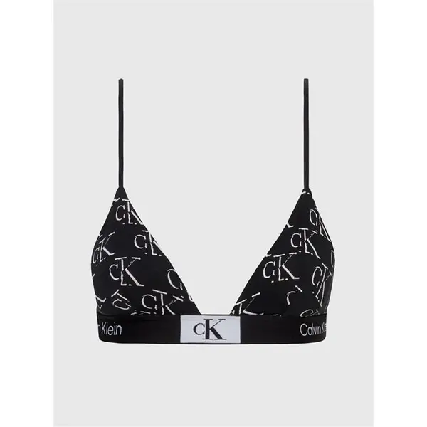 Image of Calvin Klein 96 AP Tri Bra Ld43 Triangle Bralettes 8 (XS) Black 42929203310
