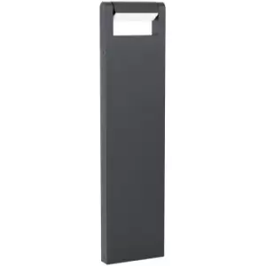 Image of IP44 Outdoor Bollard Light Black Cast Aluminium 4.8W Built in LED Post