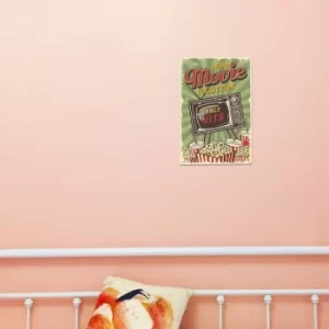 Image of Cinema 3 Multicolor Decorative Metal Wall Accessory