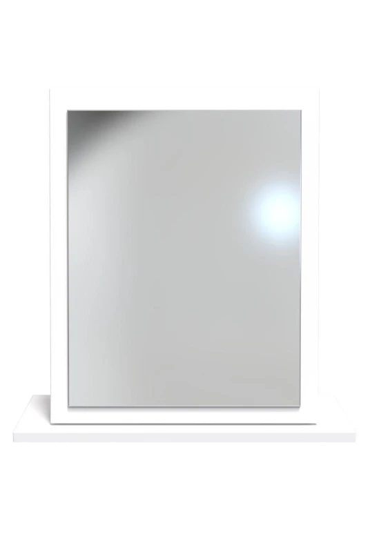 Image of Ready Assembled 2 U Gloucester Mirror (Ready Assembled) White