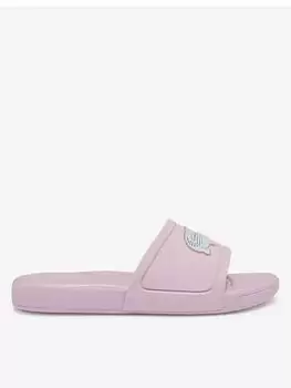 Image of Lacoste L.30 SLIDE 0922 1 CUC LT PNK/WHT, White/Pink, Size 1 Older