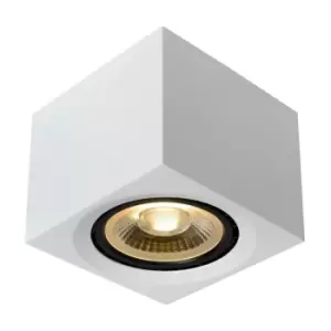 Image of Lucide FEDLER - Surface Mounted Ceiling Spotlight - LED Dim to warm - GU10 - 1x12W 2200K/3000K - White