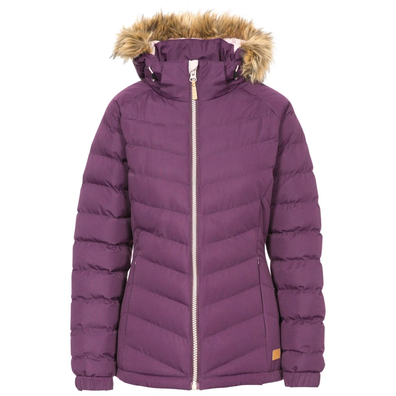 Image of Tresspass Womens Trespass Padded Insulated Parka Potent Purple female 8 (XS)