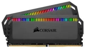 Image of Corsair DOMINATOR PLATINUM RGB 16GB DDR4 3200MHz CL16 Desktop Memory - Black