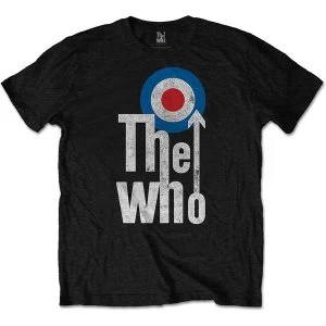 Image of The Who - Elevated Target Unisex Medium T-Shirt - Black