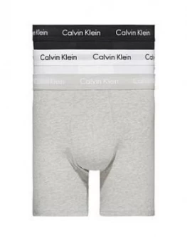 Image of Calvin Klein 3 Pack Boxer Briefs - Black/White/Grey