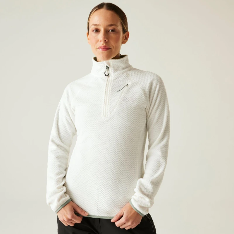 Image of Dare 2b Womens Switch Up Lightweight Insulating Active Fleece in White Size: 14 White Female 14