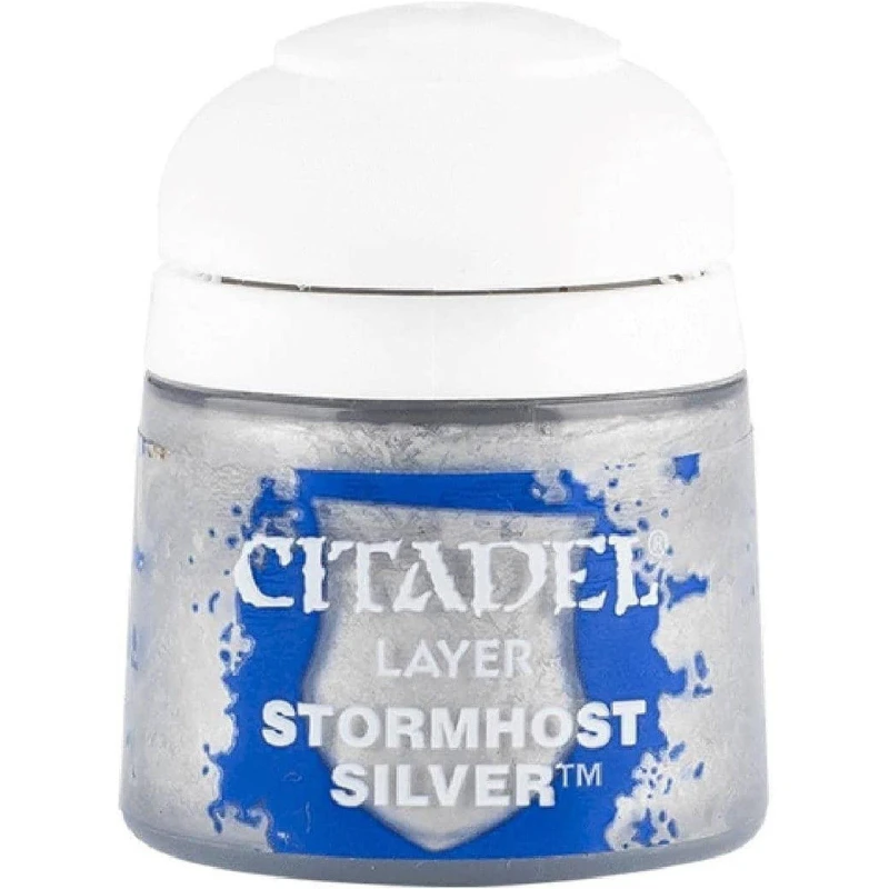 Image of Citadel Games Workshop Colour Layer: Stormhost Silver (12ml) Paint Multi