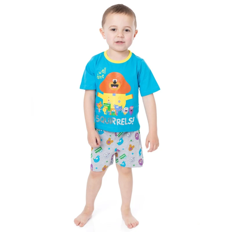 Image of Hey Duggee Short Sleeve Short Leg Pyjama Set Blue male